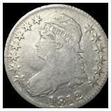1812 Capped Bust Half Dollar LIGHTLY CIRCULATED