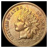 1876 Indian Head Cent CLOSELY UNCIRCULATED