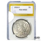 1926-D Silver Peace Dollar PGA MS63