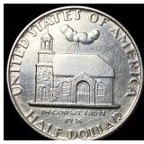1936 Silver Delaware Tercentenary Half Dollar UNCI