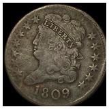 1809 Classic Head Half Cent LIGHTLY CIRCULATED