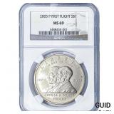 2023-P First Flight 100th Anniversay Silver Dollar