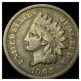 1908-S Indian Head Cent NEARLY UNCIRCULATED