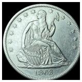 1863-S Silver Half Dollar CLOSELY UNCIRCULATED