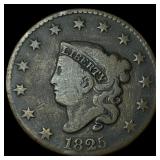 1825 Coronet Head Large Cent NICELY CIRCULATED