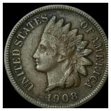 1908-S Indian Head Cent CLOSELY UNCIRCULATED