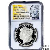 2023-S Morgan Silver Dollar NGC PF70 Ultra Cameo