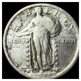1918 Standing Liberty Quarter NEARLY UNCIRCULATED
