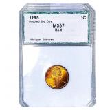 1995 Lincoln Memorial Cent PCI MS67 Red