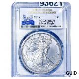 2016 Silver Eagle PCGS MS70
