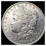 1886 Morgan Silver Dollar CLOSELY UNCIRCULATED