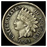 1864 Bronze Indian Head Cent CLOSELY UNCIRCULATED