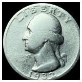 1932-D Silver Washington Quarter LIGHTLY CIRCULATE