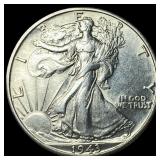 1943-D Silver Walking Liberty Half Dollar CHOICE A