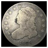 1828 Capped Bust Quarter NICELY CIRCULATED