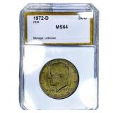 1972-D Kennedy Half Dollar PCI MS64