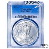 2013 Silver Eagle PCGS MS67
