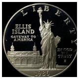 1986-S Silver Dollar Statue of Liberty Proof GEM P