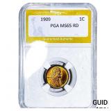 1909 Wheat Cent PGA MS65 RD