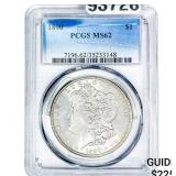 1890 Morgan Silver Dollar PCGS MS62