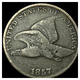 1857 Flying Eagle Cent LIGHTLY CIRCULATED