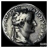 Roman Tiberius AD 14-37 Silver Denarius