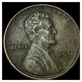 1911-S Lincoln Wheat Cent NEARLY UNCIRCULATED