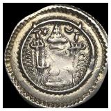 Sasanian Kavad I 499-531 Silver Drachm