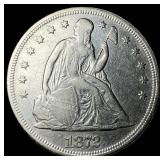 1872 Silver Dollar CLOSELY UNCIRCULATED