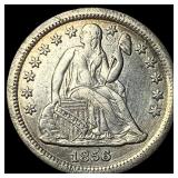 1856 Seated Liberty Dime NEARLY UNCIRCULATED
