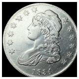 1834 Capped Bust Half Dollar CLOSELY UNCIRCULATED