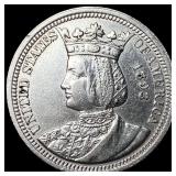 1893 Columbian Exposition Half Dollar Token CHOICE
