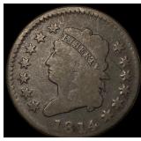 1814 Classic Head Large Cent NICELY CIRCULATED