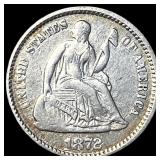 1872 Silver Half Dime CLOSELY UNCIRCULATED