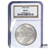 1904-O Morgan Silver Dollar NGC MS65