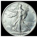 1933-S Silver Walking Liberty Half Dollar CLOSELY