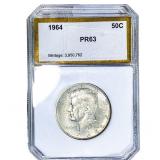 1964 Kennedy Half Dollar PCI PR63