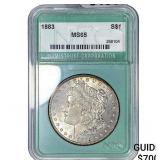 1883 Morgan Silver Dollar NNC MS65