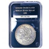 1890 Morgan Silver Dollar  GENUNC