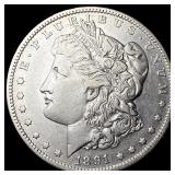 1891-O Silver Morgan Dollar NEARLY  UNCIRCULATED