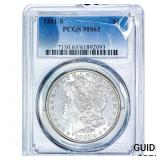 1881-S Morgan Silver Dollar PCGS MS63