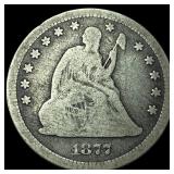 1877 Seated Liberty Half Dollar NICELY CIRCULATED
