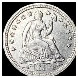 1854 Arrows Seated Liberty Half Dime CLOSELY  UNC