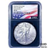 2022-W Silver Eagle NGC MS69 Burnished