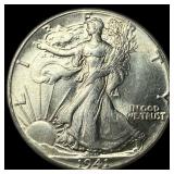 1941 Silver Half Dollar (Walking Liberty) CHOICE B