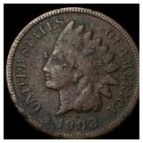 1908-S Indian Head Cent NICELY CIRCULATED