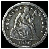 1856 Seated Liberty Dime NEARLY UNCIRCULATED