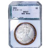 1991 Silver Eagle PCI MS67