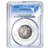 1914-S Barber Quarter PCGS VG10