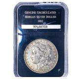 1882 Morgan Silver Dollar  GENUNC